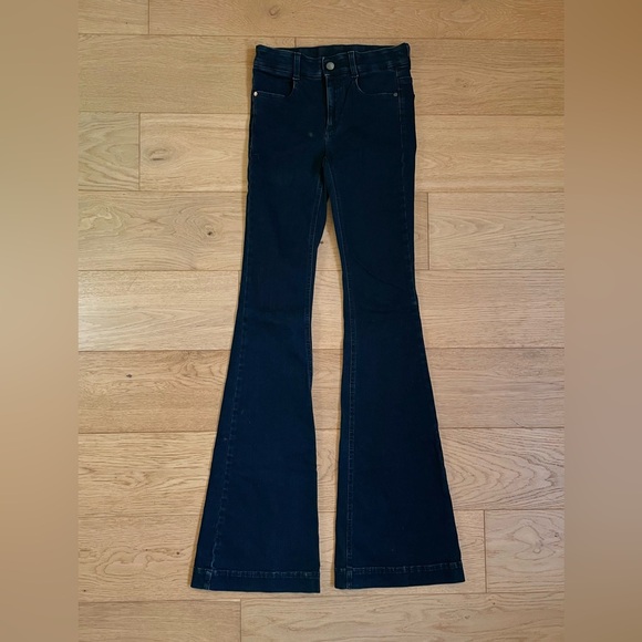 Stella McCartney Dark Blue Flared Jeans Size 4/26 - Picture 2 of 11